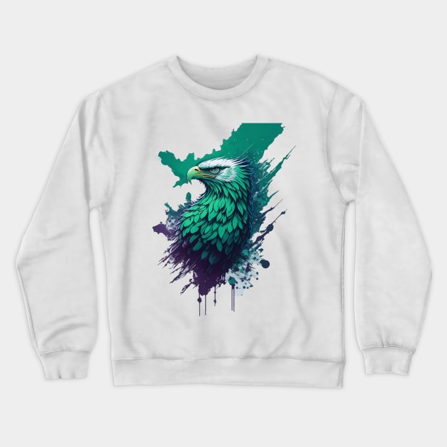 Fly Eagles Fly Crewneck Sweatshirt by  Colorful&Goldie